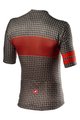 CASTELLI Cyklistický dres s krátkym rukávom - MAISON - hnedá/oranžová