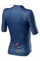 CASTELLI Cyklistický dres s krátkym rukávom - AERO PRO W - modrá