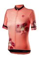 CASTELLI Cyklistický dres s krátkym rukávom - PRIMAVERA - oranžová