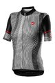 CASTELLI Cyklistický dres s krátkym rukávom -  ILLUSIONE - čierna/biela