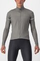 CASTELLI Cyklistický dres s dlhým rukávom zimný - FONDO - šedá