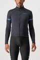 CASTELLI Cyklistický dres s dlhým rukávom zimný - FONDO - čierna