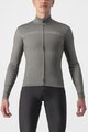 CASTELLI Cyklistický dres s dlhým rukávom zimný - PRO THERMAL LS - šedá