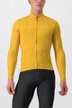CASTELLI Cyklistický dres s dlhým rukávom zimný - PRO THERMAL LS - žltá