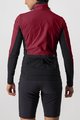 CASTELLI Cyklistická vetruodolná bunda - UNLIMITED W PUFFY - bordová