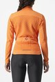 CASTELLI Cyklistický dres s dlhým rukávom zimný - SFIDA 2 W - oranžová
