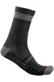 CASTELLI Cyklistické ponožky klasické - ALPHA 18 - čierna