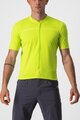 CASTELLI Cyklistický dres s krátkym rukávom - žltá