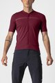 CASTELLI Cyklistický dres s krátkym rukávom - UNLIMITED ALLROAD - bordová