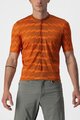 CASTELLI Cyklistický dres s krátkym rukávom - UNLIMITED STERRATO - oranžová