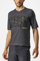 CASTELLI Cyklistický dres s krátkym rukávom - TRAIL TECH - šedá