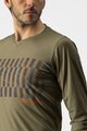 CASTELLI Cyklistický dres s dlhým rukávom letný - TRAIL TECH - zelená