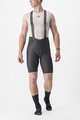 CASTELLI Cyklistické nohavice krátke s trakmi - FREE UNLIMITED - čierna
