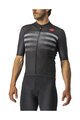 CASTELLI Cyklistický dres s krátkym rukávom - ENDURANCE PRO - čierna/šedá