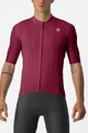 CASTELLI Cyklistický dres s krátkym rukávom - ENDURANCE ELITE - bordová