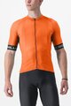 CASTELLI Cyklistický dres s krátkym rukávom - ENTRATA VI - oranžová