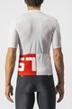 CASTELLI Cyklistický dres s krátkym rukávom - DOWNTOWN - biela/červená