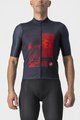 CASTELLI Cyklistický dres s krátkym rukávom - 13 SCREEN - modrá