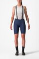 CASTELLI Cyklistické nohavice krátke s trakmi - FREE AERO RC W - modrá