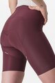 CASTELLI Cyklistické nohavice krátke bez trakov - FREE AERO RC W SHORT - bordová