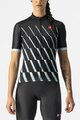 CASTELLI Cyklistický dres s krátkym rukávom - PENDIO - čierna/biela