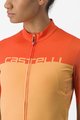 CASTELLI Cyklistický dres s krátkym rukávom - VELOCISSIMA - oranžová