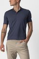 CASTELLI Cyklistické tričko s krátkym rukávom - TECH 2 POLO - modrá