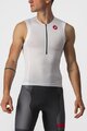 CASTELLI Cyklistický dres bez rukávov - FREE TRI 2 - biela/čierna