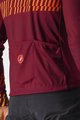 CASTELLI Cyklistický dres s dlhým rukávom letný - UNLIMITED THERMAL - bordová