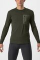 CASTELLI Cyklistický dres s dlhým rukávom zimný - UNLIMITED MERINO - zelená