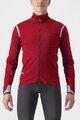 CASTELLI Cyklistická zateplená bunda - ALPHA ULTIMATE INSULATED - červená