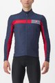 CASTELLI Cyklistická zateplená bunda - MORTIROLO 6S - modrá