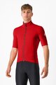 CASTELLI Cyklistický dres s krátkym rukávom - PERFETTO ROS 2 WIND - červená