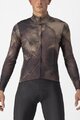 CASTELLI Cyklistický dres s dlhým rukávom zimný - VENTAGLIO - hnedá