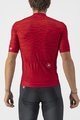 CASTELLI Cyklistický dres s krátkym rukávom - INSIDER - červená