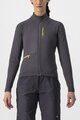 CASTELLI Cyklistický dres s dlhým rukávom zimný - UNLIMITED TRAIL W - šedá