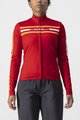 CASTELLI Cyklistický dres s dlhým rukávom letný - UNLIMITED W THERMAL - červená