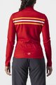 CASTELLI Cyklistický dres s dlhým rukávom letný - UNLIMITED W THERMAL - červená