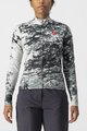 CASTELLI Cyklistický dres s dlhým rukávom zimný - UNLIMITED W THERMAL - šedá/biela