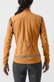 CASTELLI Cyklistická zateplená bunda - PERFETTO ROS 2 W - oranžová