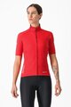 CASTELLI Cyklistický dres s krátkym rukávom - PERFETTO ROS 2 WIND W - červená