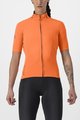 CASTELLI Cyklistický dres s krátkym rukávom - PERFETTO RoS 2 W WIND - oranžová