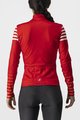 CASTELLI Cyklistický dres s dlhým rukávom zimný - AUTUNNO - červená