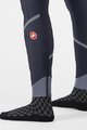 CASTELLI Cyklistické nohavice dlhé s trakmi - VELOCISSIMA DT - modrá