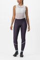 CASTELLI Cyklistické nohavice dlhé bez trakov - VELOCISSIMA THERMAL - fialová