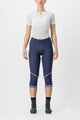 CASTELLI Cyklistické nohavice 3/4 bez trakov - VELOCISSIMA THERMAL - modrá