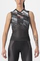 CASTELLI Cyklistický dres bez rukávov - INSIDER W - čierna