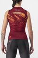 CASTELLI Cyklistický dres bez rukávov - INSIDER W - bordová