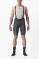 CASTELLI Cyklistické nohavice krátke s trakmi - FREE AERO RC CLASSIC - šedá/ružová