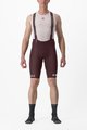 CASTELLI Cyklistické nohavice krátke s trakmi - FREE AERO RC CLASSIC - bordová/biela